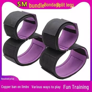 Взрослые БДСМ-ограничения: Распорка для ног и набор веревок для кровати