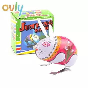 Взрослые Классические Железные Кролики Заводные Игрушечные Игрушечные Прыгающие Кролики Ретро Игрушки Головоломки Обучающие Детские Подарок