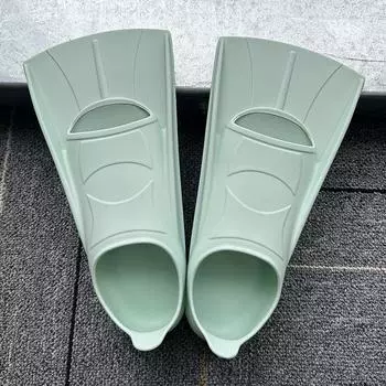 Взрослые короткие лягушачьи туфли новые силиконовые ласты для плавания профессиональные плавающие и дайвинг-тренировки перепончатые принадлежности для дайвинга ласты для плавания XXXS(23-26)