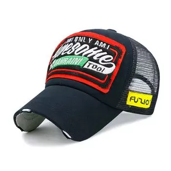 Взрослые летние уличные кепки Truker для влюбленных, модные шляпы Snapback в стиле хип-хоп, мужские и женские модные сетчатые бейсболки 55-60 см 55-60CM