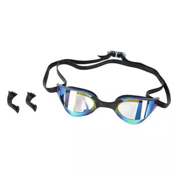 Взрослые очки для плавания без протечек, защита от УФ-лучей, очки для плавания для соревнований, линзы высокой четкости, белые