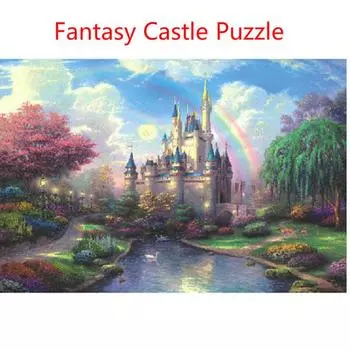 Взрослые Пейзажи Пазлы для Детей Дети Образовательные Сборка Пазлов Игрушки 1set