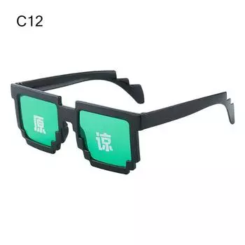 Взрослые Подростки Мозаичные Очки Очки для геймеров-роботов Декоративные Очки Очки для вечеринок и дискотек C12