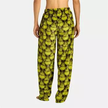 Взрослые Повседневная мода Рождество Фланелевые Пижамные штаны Рукава L жёлтый