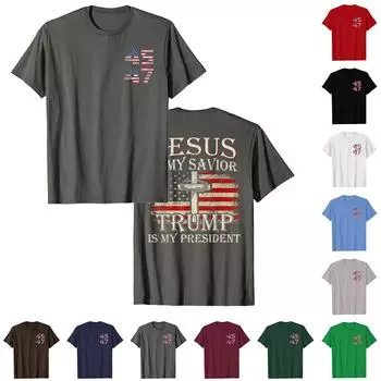 Взрослые Повседневные Ежедневные Круглый вырез с принтом Короткие рукава Футболка Топ с буквами L коричневый