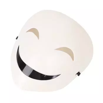 Взрослые японского аниме черный, белый цвет видимая регулируемая маска шлем косплей