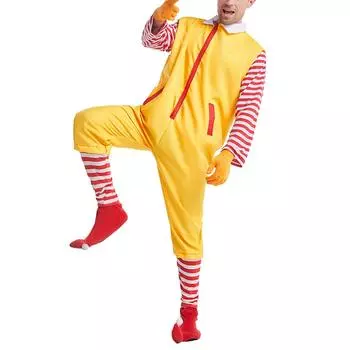 Взрослые Рождественские семейные костюмы для косплея, комплект одежды для родителей и детей, аксессуары для ролевых игр M жёлтый