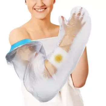 Взрослые Рукава Гипсовая Повязка Водонепроницаемый Душевой Бандаж Гипс Защитный Рукав Многоразовый Хирургия Запястье