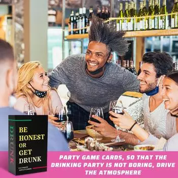 Взрослые вечеринки с выпивкой карточные игры, вечеринки с выпивкой повседневные карточные игры One Size