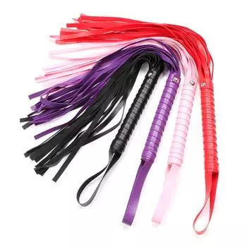 Взрослые забавы большой кожаный хлыст с бахромой игрушка для мужчин и женщин альтернативный флирт хлыст секс-товары