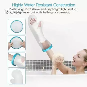 Взрослые защитные повязки на руку для душа, водонепроницаемые, многоразовые, для хирургии, запястья, защиты от ран, водонепроницаемые, для ванны, для повязки на руку A