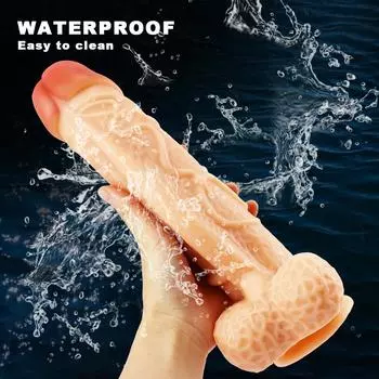 Взрослые женщины изогнутый толстый длинный дилдо мастурбация точка G искусственный пенис секс-игрушки новый безопасный материал без запаха мягкий и безопасный для нас 28cm