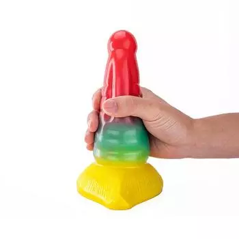 Взрослые женские силиконовые игрушки для мастурбации с имитацией смешанных цветов, специальная форма, секс-дилдо, реквизит для оргазма, секс-игрушки