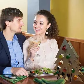 Взрослый Адвент-календарь, ликерное дерево, деревянная мини-стойка для бутылок с ликером, рождественский отсчет времени, держатель для винной стойки для украшения дома