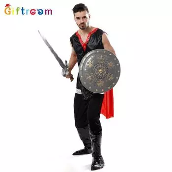 Взрослый костюм римского воина премиум-качества для Хэллоуина, косплея и сценических выступлений
