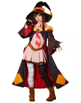 Взрослый Magic Demon Girl Аниме Игровой Костюм Косплей Косплей Униформа Милый Костюм Moe Набор Маскировка Трансформация Маскировка Черная Остроконечная Шляпа Включена