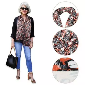 Взрослый нагрудник для женщин Микрофибра дышащий Взрослый обеденный шарф Модный Защитник для одежды во время еды Достойная альтернатива