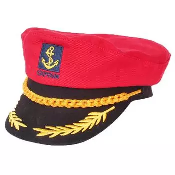 Взрослый яхтенный военный головной убор шкипера корабля моряка капитана шляпа костюм белый