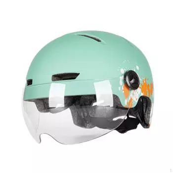 Взрослый велосипедный шлем с USB-зарядкой и задним фонарем для горного и шоссейного велосипеда для мужчин и женщин зелёный