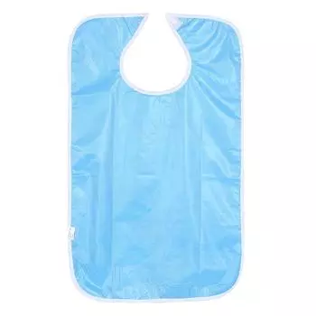 Взрослый водонепроницаемый нагрудник для еды, двухслойный протектор одежды для еды для пожилых, хаки хаки