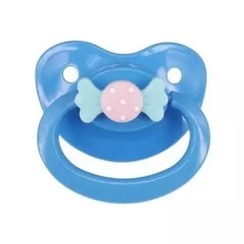 Взрослый воспроизводит ленту большого размера чехол для соски-пустышки для взрослых, милый, соска для матери, синий, соска-пустышка, в комплекте, косплей, ABDL,