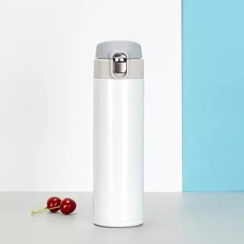 Взрывная прыгающая чашка Чашка для воды для занятий спортом на открытом воздухе Портативная ручная чашка из нержавеющей стали 304 Подарочные чашки для мужчин и женщин. 500ml красный