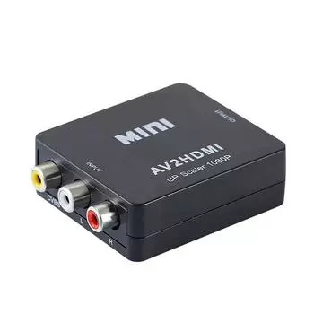 Взрывной конвертер видеосигнала высокого разрешения AV в HDMI 1080P, игровая приставка для видеонаблюдения, свободный лотос RCA