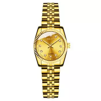 Взрывные продажи в прямом эфире Классические женские часы с бриллиантами Женские часы Кварцевые часы со стальным ремешком