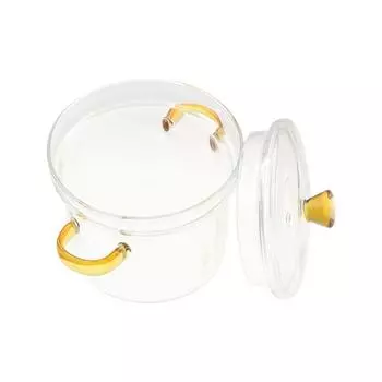 Взрывобезопасная стеклянная кастрюля, стеклянная супница, салатница, плита 150ml