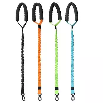 Взрывобезопасный эластичный поводок для собак, подходит для средних и крупных собак, поводок для домашних животных, нагрудный поводок для собак из нейлона чёрный