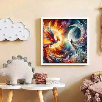 Взрывоопасный цветок золотая роза украшение подвесная картина 5dIY One Size