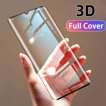 Закаленное стекло защитная пленка для экрана iPhone 11 13 15 чехол Samsung A55 A05 A54 A15 S24 S23 Ultra Xiaomi Note 13 12 11 10 Pro взрывозащищенное стекло Huawei Honor 10X Lite чёрный