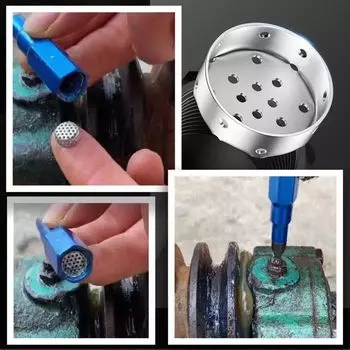 Взрывозащищенный адаптер для насадки для масла Прочный сверхпрочный шприц для смазки Остроконечный дозатор смазки Насадка для смазки Аксессуары синий