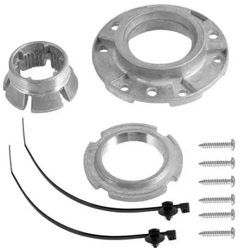 W10324651 Запасная ступица, совместимая с 1877235/AH2581262 Комплект ступицы привода корзины стиральной машины из цинкового сплава Привод корзины стиральной машины серебряный