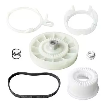 W10721967 Комплект шкива шайбы, W10006384 Комплект для замены ремня привода шайбы, совместимый с Whirlpool Kenmore Maytag CHINA