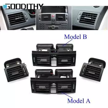 W204 Dash Center AC Вентиляционная решетка в сборе слева и справа AC Vent для Mercedes Benz C Class C180 C200 220 230 260 C300 350 Small 1pair