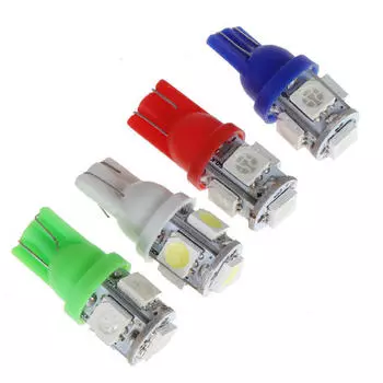 W5W 194 SMD светодиодные лампы 5050 светодиодные 12V автомобильные мотоциклы SMD приводные лампы зелёный