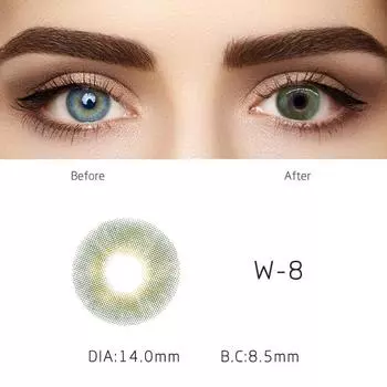W8/W10/W18 — новые натуральные контактные линзы 2021 г. W10