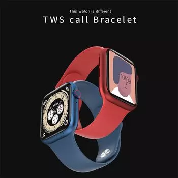 W98PLUS Bluetooth Call Смарт-часы Температура IP67 Водонепроницаемые умные часы красный