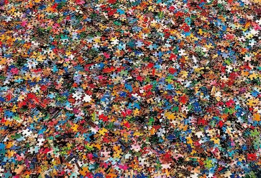 в 1000-элементном пазле Jigsomania 1000 Micro x [Сделано в Японии] (26 38см)