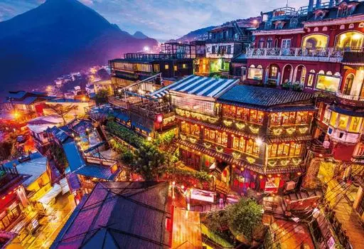 в 1000-элементном пазле Jiufen Lights Micro Piece x [Сделано в Японии] (26 38см)