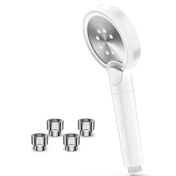 в 2024 году Лучшая новая душевая головка Микро-нано-пузырьковая душевая головка Красивая красота кожи Водосберегающая душевая головка Высокое давление воды Душевая головка с 3-ступенчатым режимом