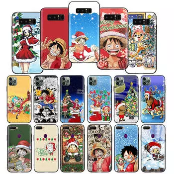 W-23 Цельный рождественский мягкий черный чехол для iPhone 11 12 13 14 15 6 7 8 X XS Pro Max XR Samsung S21 S22 S23 S24 FE Ultra S8 Plus iPhone 12 Mini коричневато-жёлтый