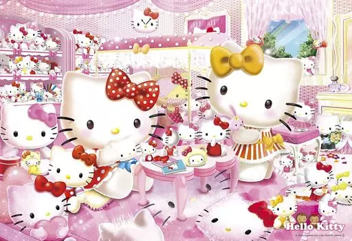 в Beverly 300 Piece Jigsaw Puzzle Hello Kitty Collection Room x [Сделано в Японии] (26 38см) 300-121