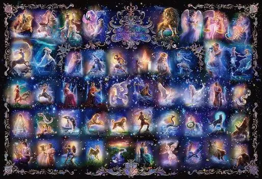в Беверли Пазл 1000 элементов Starry Sky Story x [Сделано в Японии] ~Сорок восемь созвездий~ (49 72см) 81-130