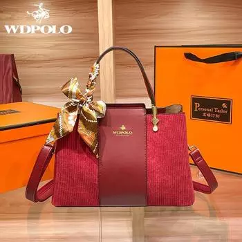 W. D. Сумка ПОЛО, новая легкая роскошная сумка через плечо, 2023, сумка для матери невесты, сумка на одно плечо, женская сумка через плечо