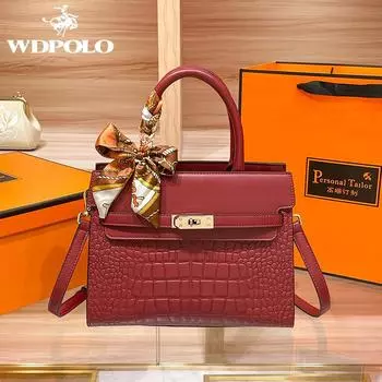 W. D. Свадебная сумка ПОЛО Свадебная сумка 2023 Новый стиль Бабушкиная сумка среднего возраста Бабушкина сумка через плечо 1976 г. M