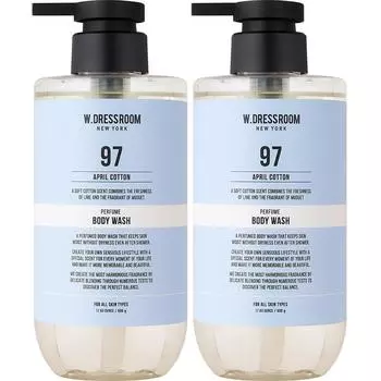 W Dress Room Perfume Body Wash 97 April Cotton, 500 г, 2 шт.
