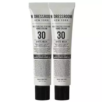 W Dress Room Perfume Hand Cream 30 White Musk, 2 шт, 50 мл