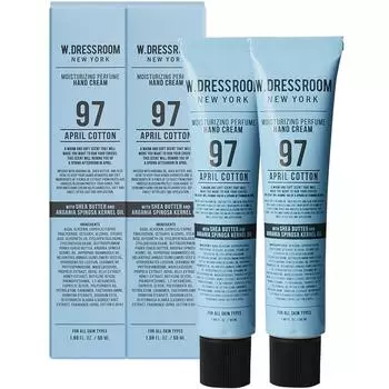 W Dress Room Perfume Hand Cream 97 April Cotton Fragrance, 50 мл, 2 шт.